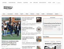 Tablet Screenshot of delawarereview.com